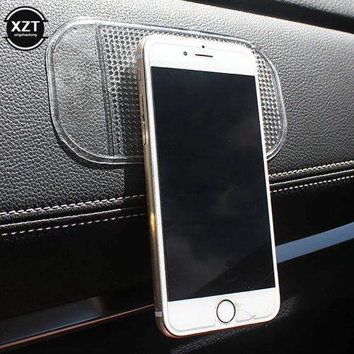 Car Anti-Skid Mat Silicone Perfume Storage High Temperature Resistant Adhesive Silicone Mat Interior Dashboard Holder for Phone